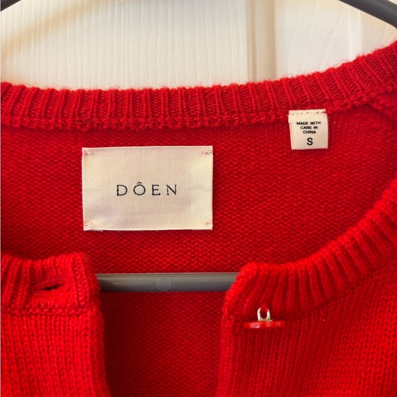 NWOT Doen Fairchild Cashmere Cardigan - Picture 5 of 8